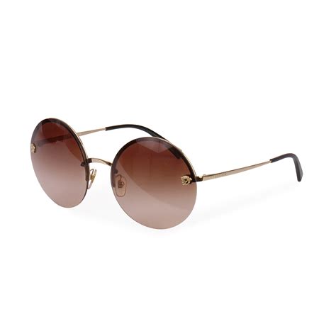 versace sunglasses round frame